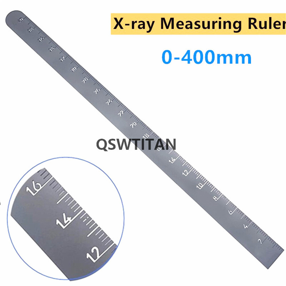 X-ray measuring ruler perspective development film measuring tool caliper