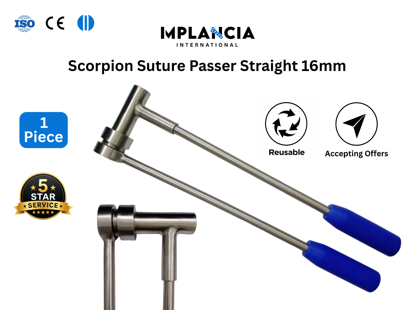 320MM Long Rod Cutter Orthopedic Surgical Instrument Heavy Duty High Quality