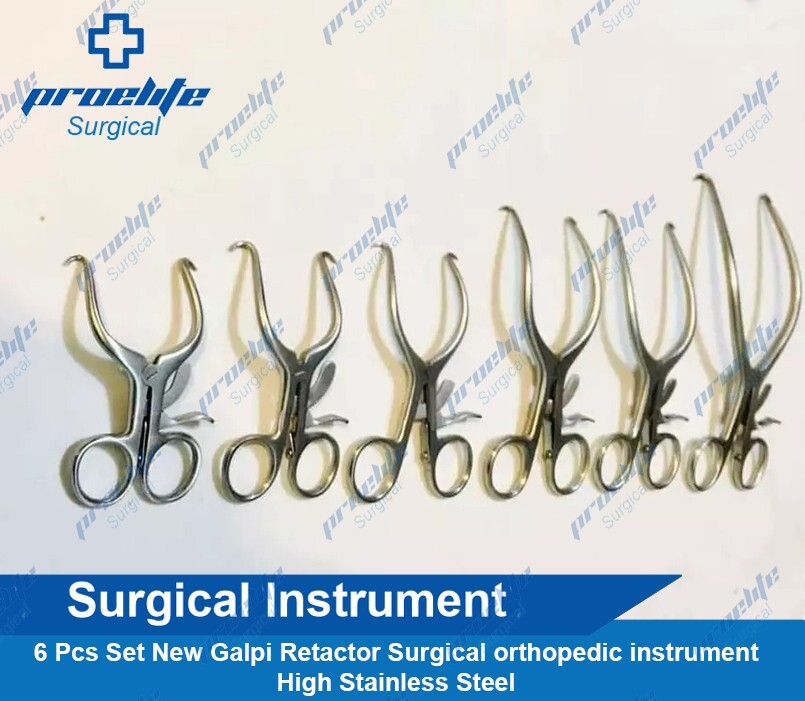 6 Pcs Set New Galpi Retactor Surgical orthopedic instrument High Stainless Steel