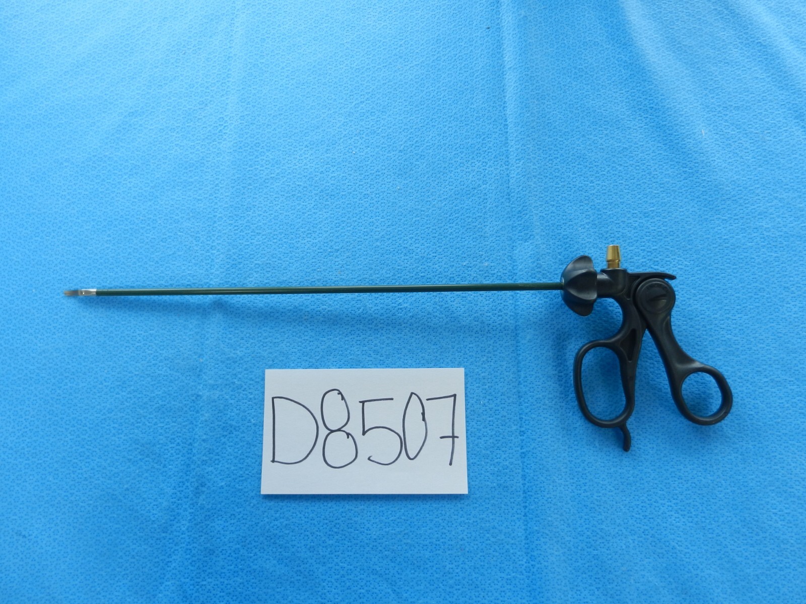 D8507 Encision Surgical Curved Laparoscopic Scissors 32.5cm Shaft Length