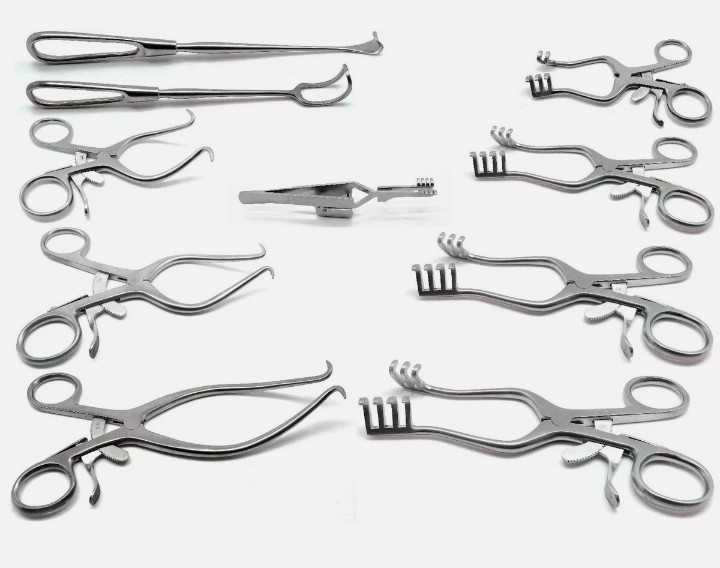 Veterinary Weitlaner Retractors & Gelpi Instruments Set of 10
