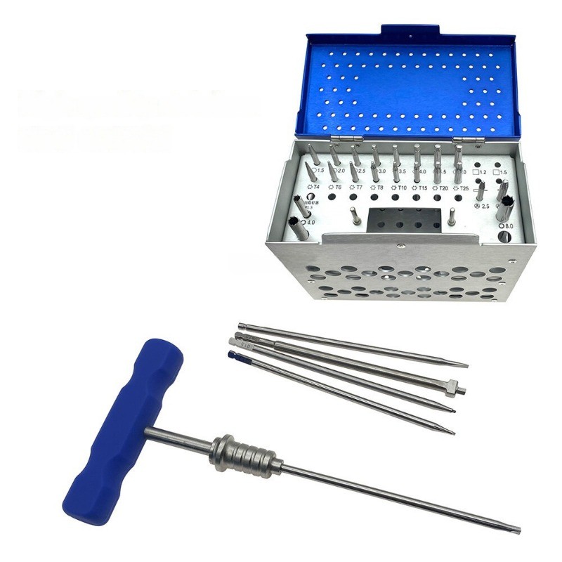 Internal Fixation AO Removal Instrument Broken Nail Screw Extractor Set New