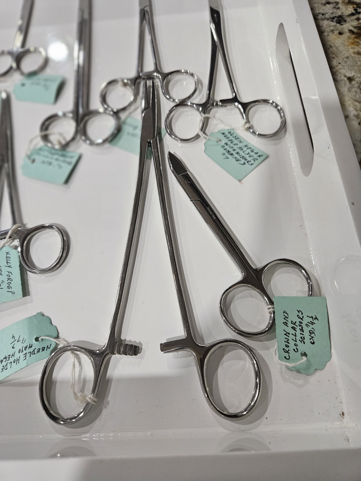 Assorted Lot of 25 Various Brand & Size Of OR Medical Surgical Instruments, S.S