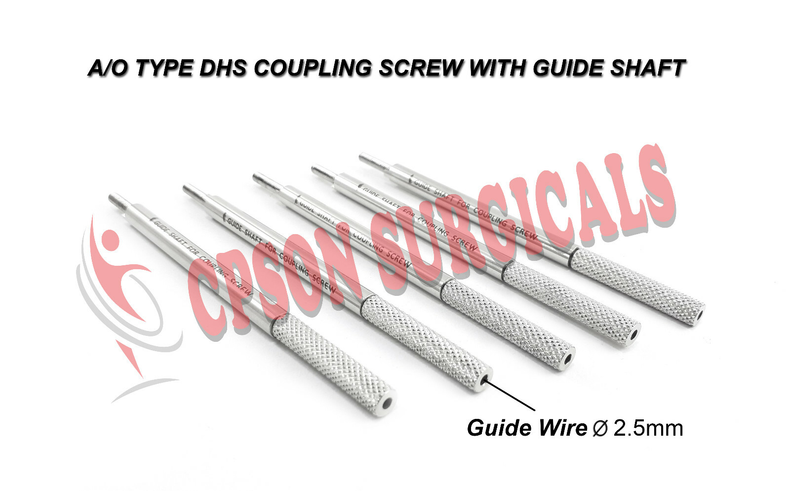 Veterinary Coupling Screw For Inserting DHS Screw with Guide Shaft Lot of 5pcs
