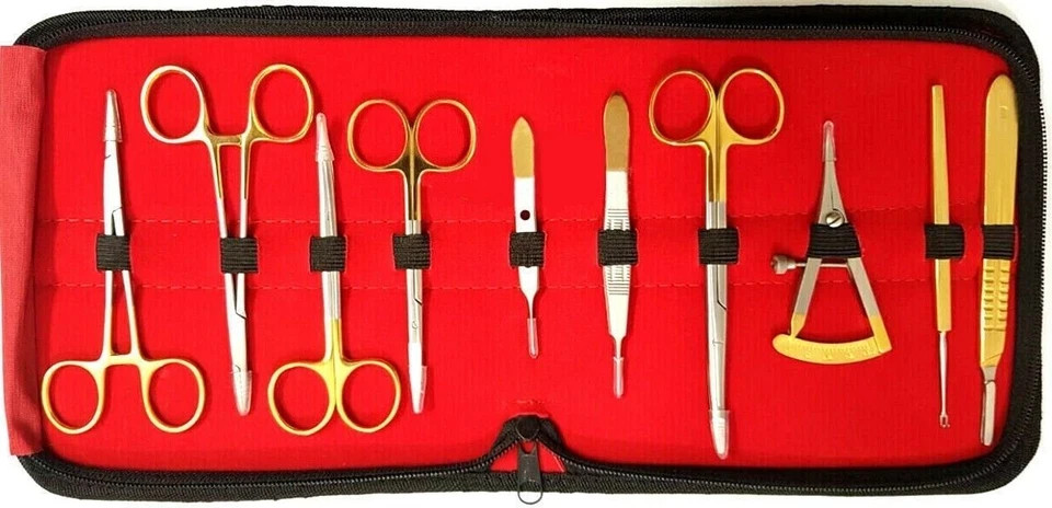Blepharoplasty Kit,Plastic Surgery High Quality Instruments Kit Set of 10 PCS