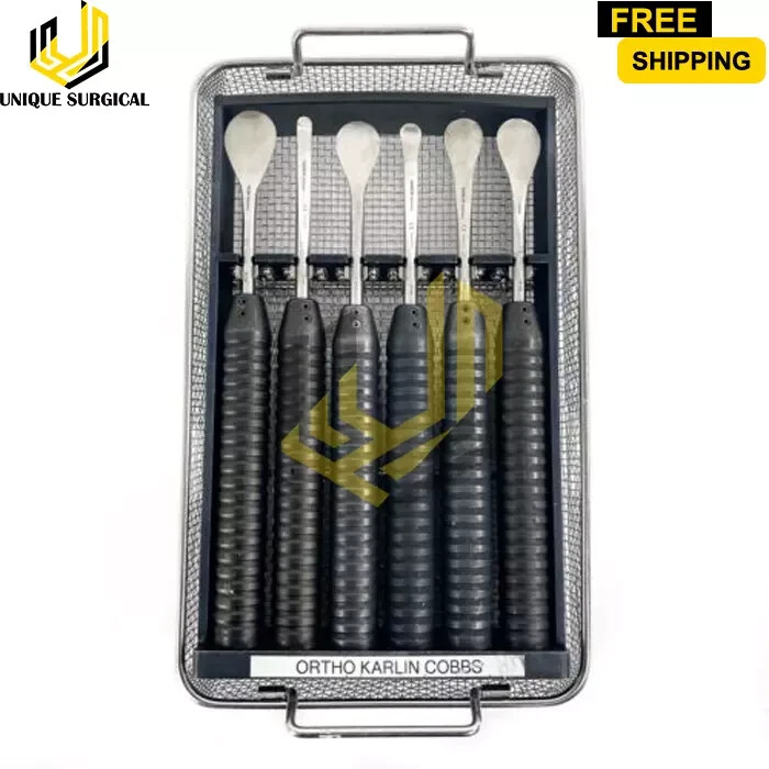 Karlin Orthopedic Spine XL Magnum Cobb Elevator Set
