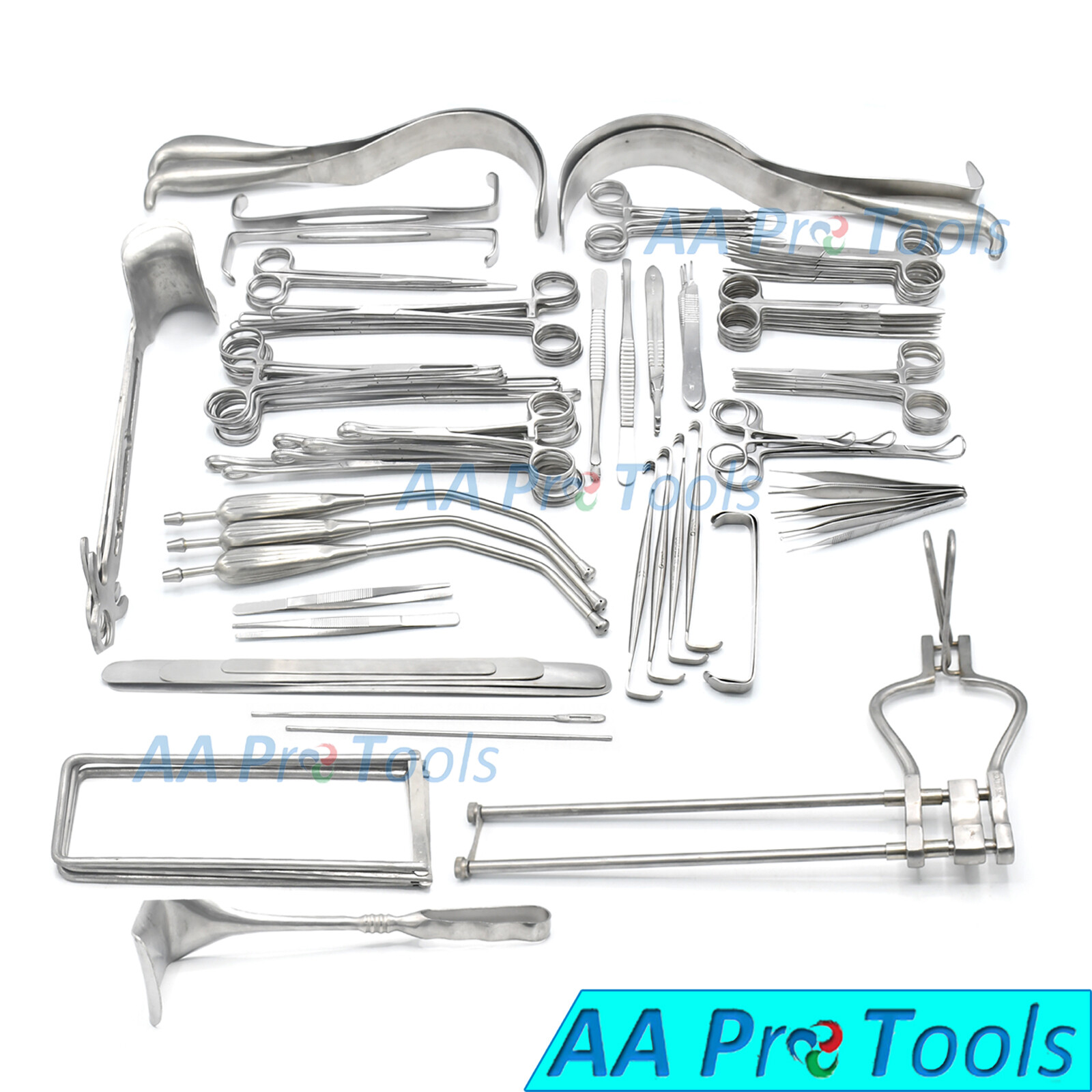 Basic Laparotomy instruments 81 Piece Set of Gynecological Surgical DS-618