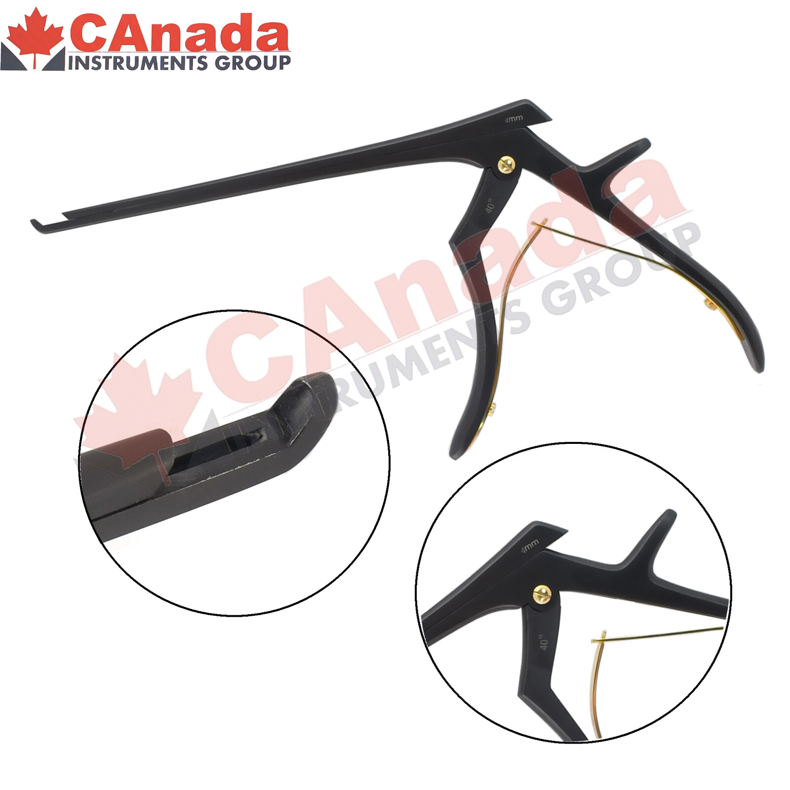 KERRISON RONGEURS 7″ Cutting at 40° Up 4mm Bite – CERVICAL ORTHOPEDIC INSTRUMENT