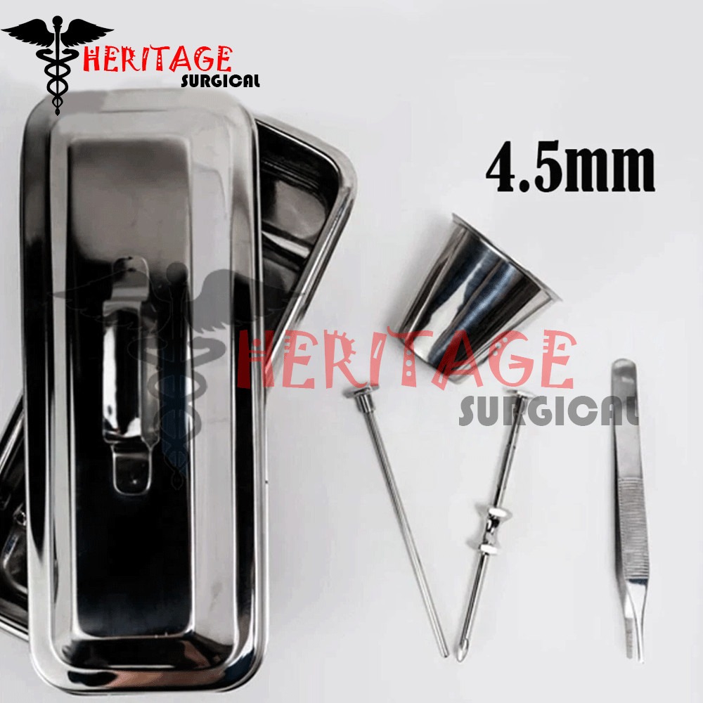 4.5MM STAINLESS STEEL REUSABLE AUTOCLAVE TROCAR SET