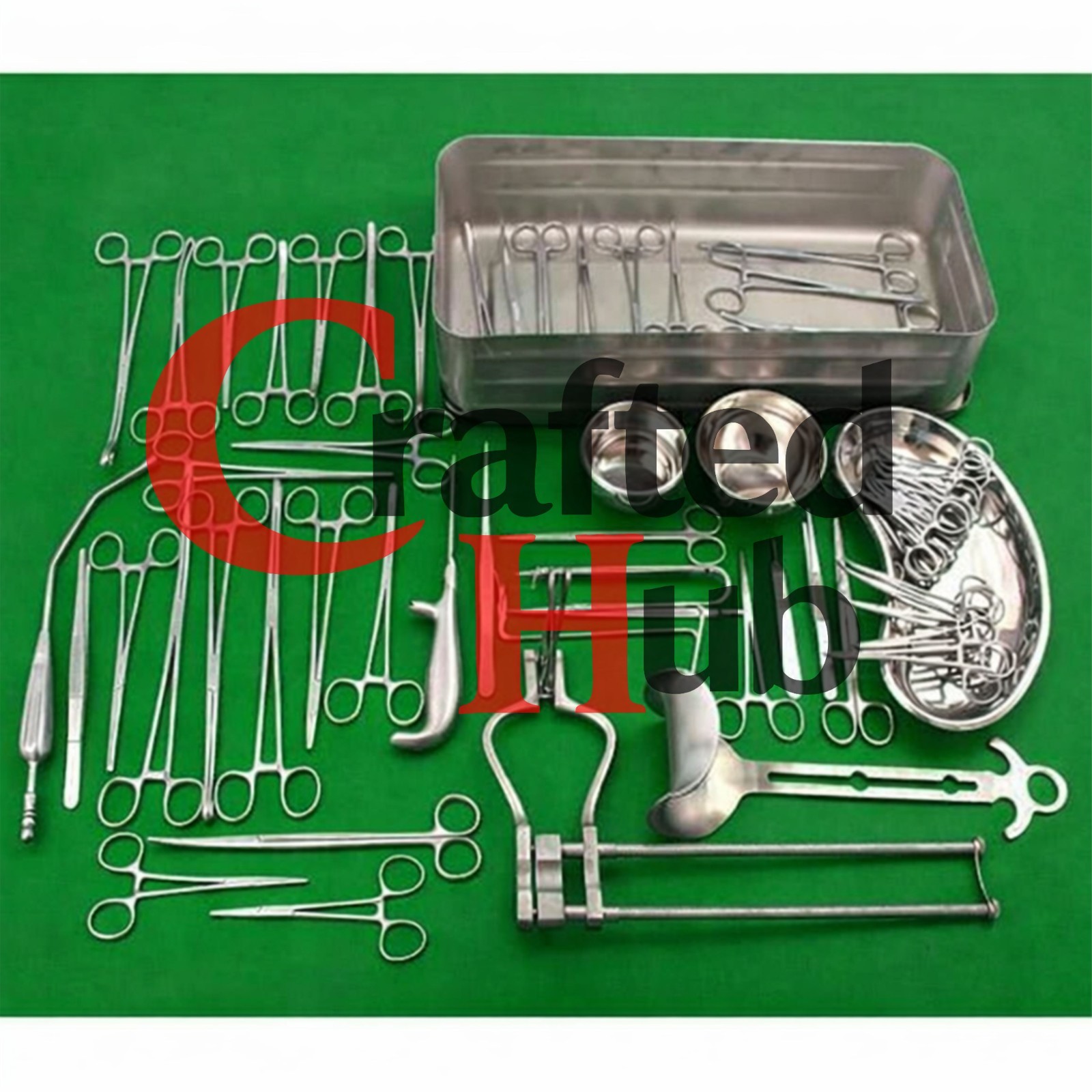 Premium Cesarean Section Surgical Instrument Set 50 PCS OB/GYN C-Section Kit