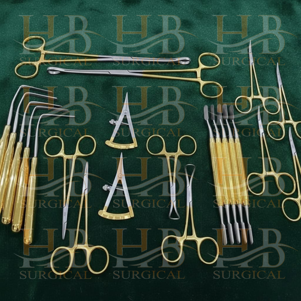 Plastic Surgery Instruments Set Of 21 Pcs