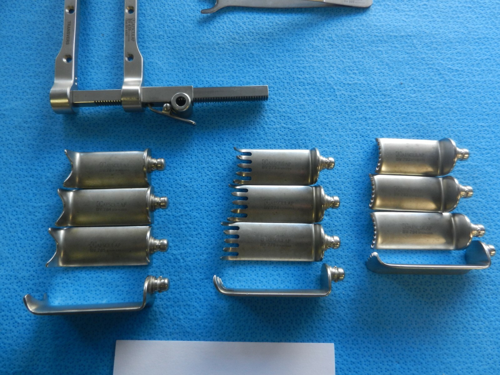 Aesculap Codman Surgical Orthopedic Caspar Cervical Instrument Set W/ Case