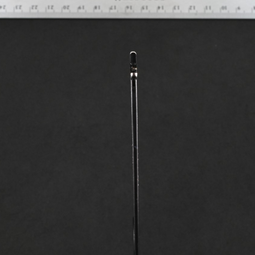 Aesculap MF448R Black Coated Micro Pituitary Rongeur 2×6 mm Straight Jaw 7 in