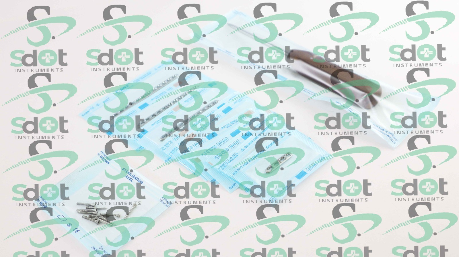 2.0mm LCP (Locking Compression Plate) & Screws , 91 PCs Set 316L Steel SdOt Inst