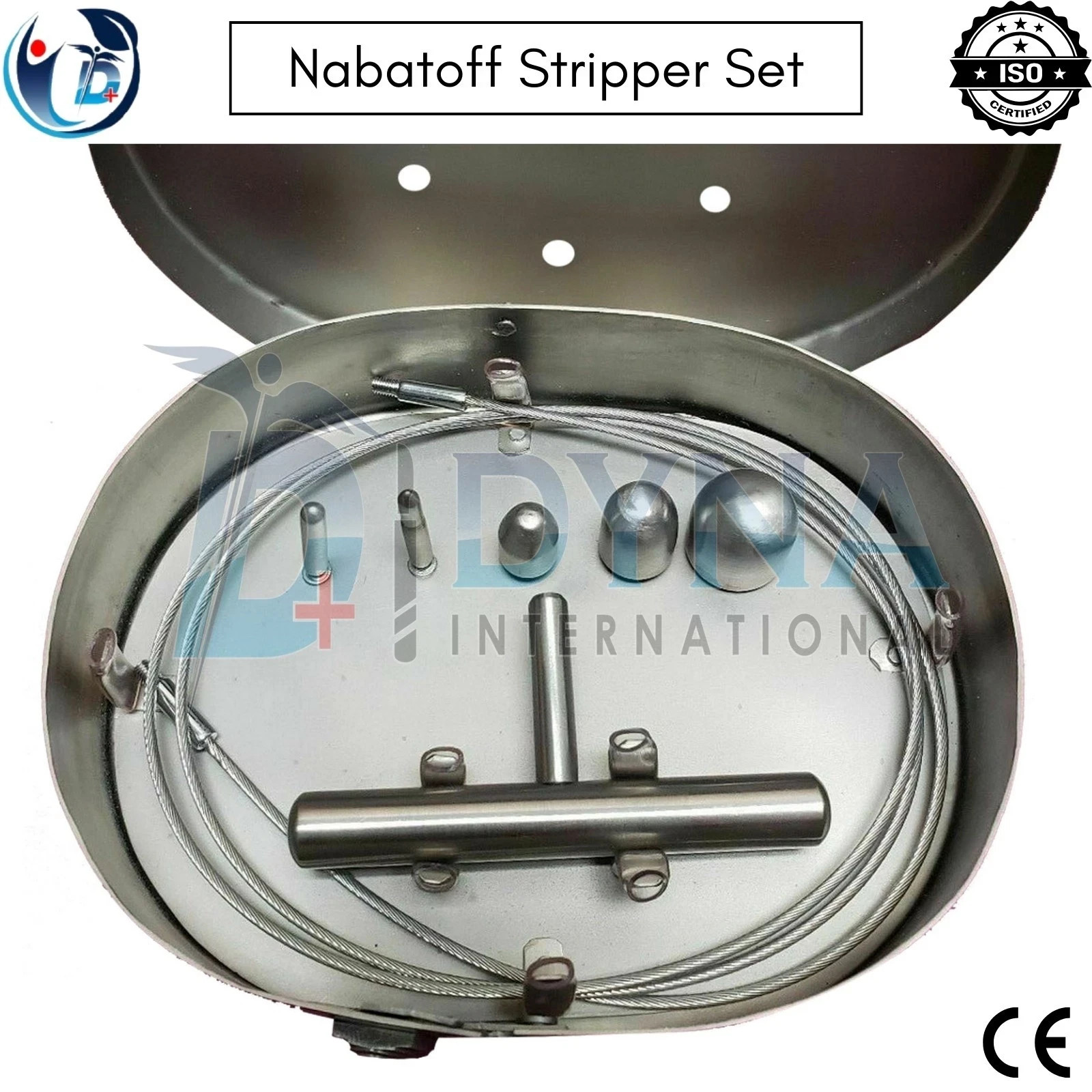 Nabatoff Stripper Set & Varady Phlebectomy Extractors & Hooks Plastic Surgery CE