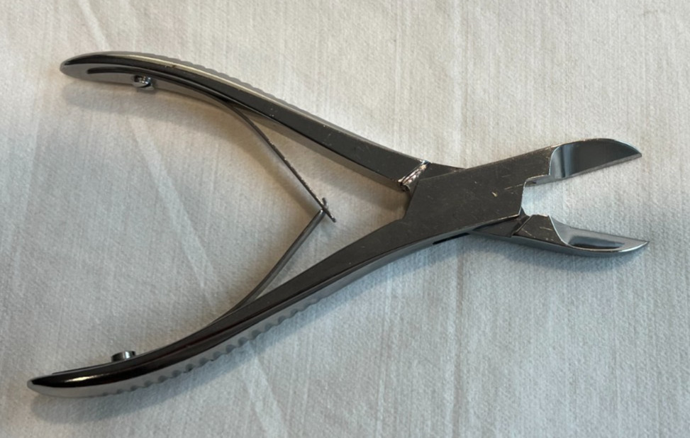 Rongeur, Stainless Steel, 5 inch with 1/2 inch blade