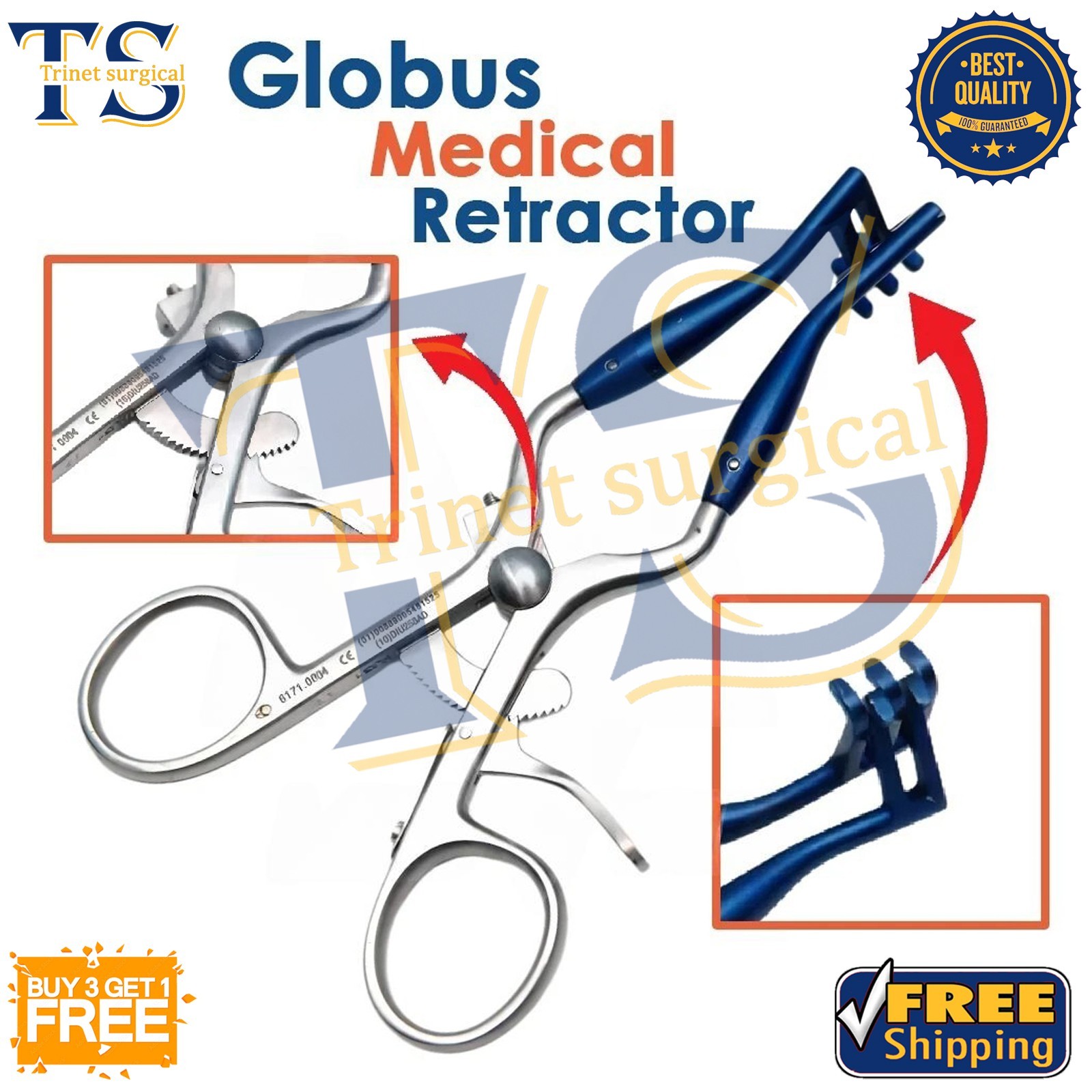Globus Medical Retractor, Globus Surgical Retractor Orthopedic Instruments