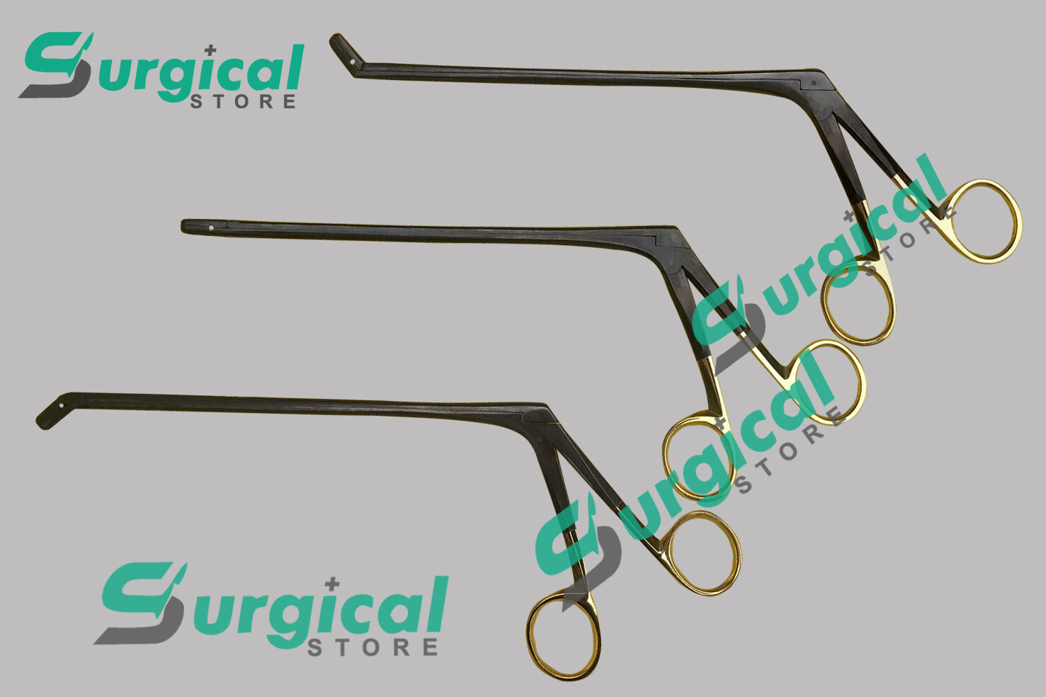 Caspar Intervertebral Disc Rongeur Down Straight Up 3 Pcs Orthopedic Instruments