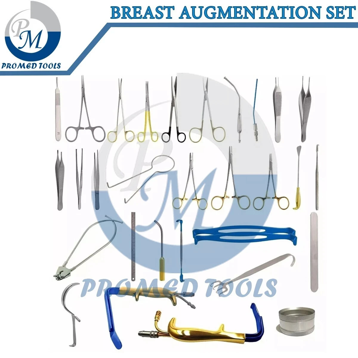 Breast Augmentation Set Of 29 Pcs Plastic Surgery Breast Surgery Instruments
