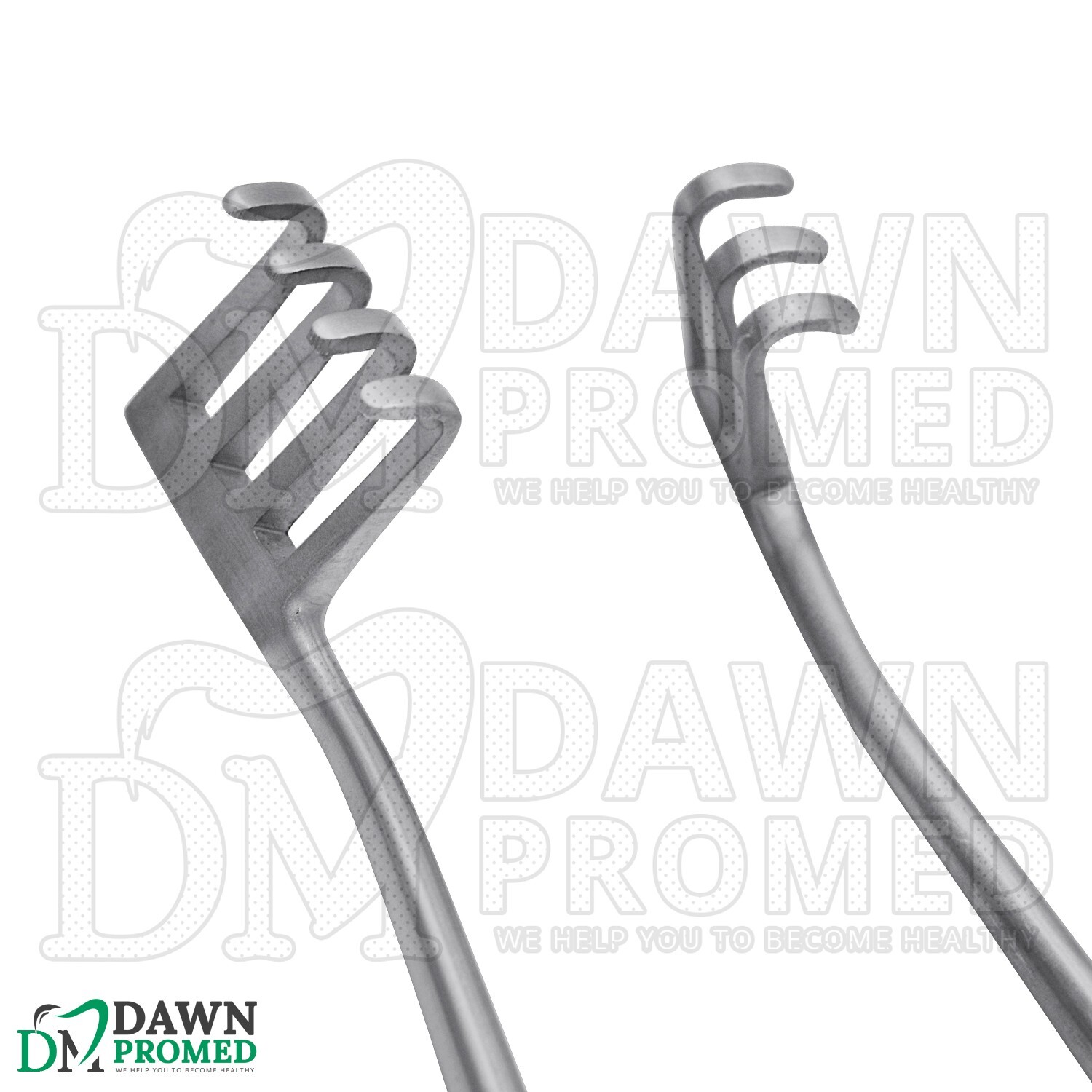 Weitlaner Retractor 6.5″ 3×4 Prong Sharp Surgical Veterinary Instrument German G
