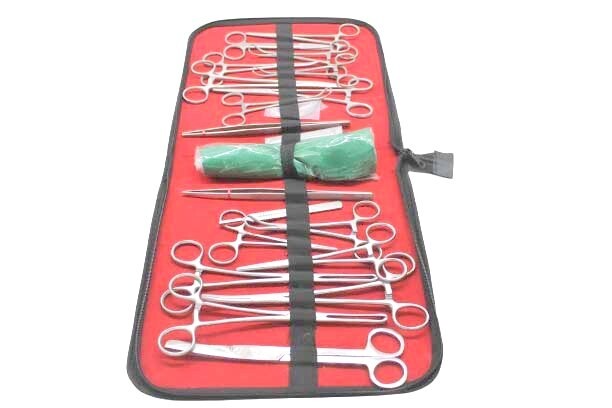 Veterinary Surgical Instrument Large Animal 1 Set 21 Pieces S.S.