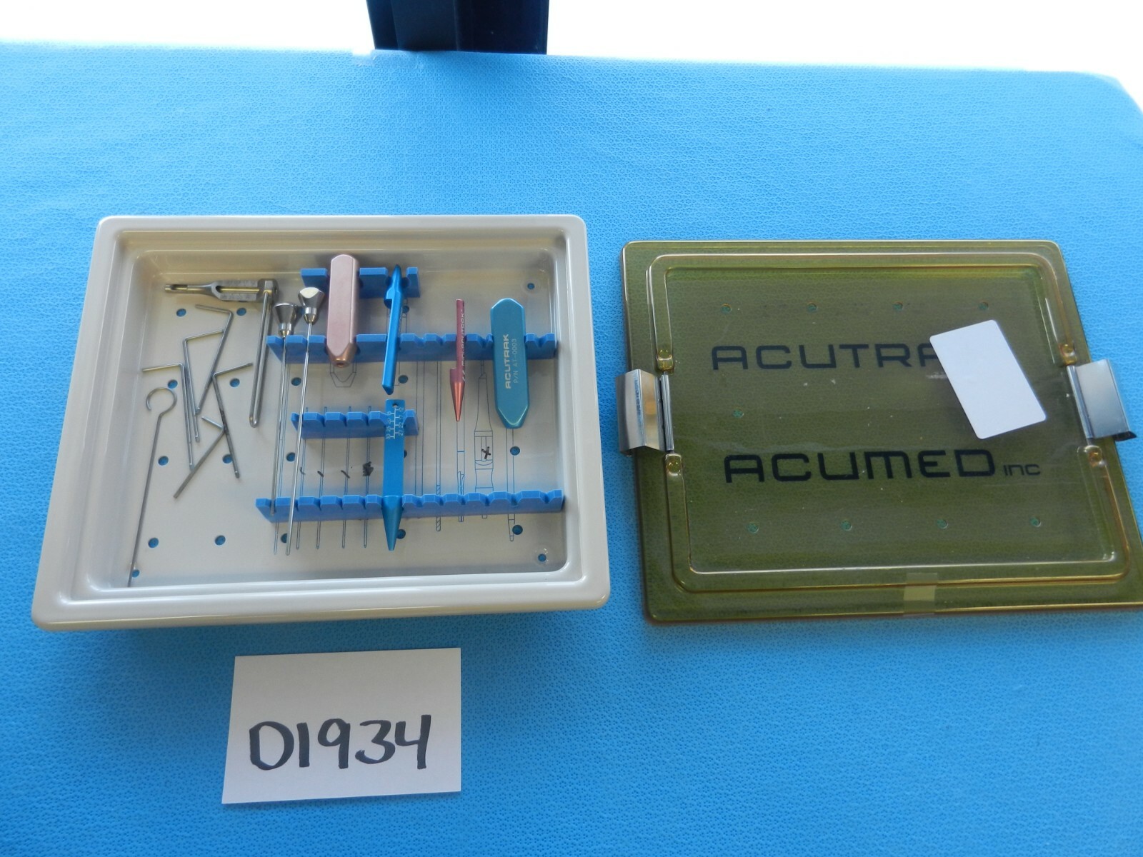 D1934 Acumed Acutrak Arthroscopy Instruments w/Case
