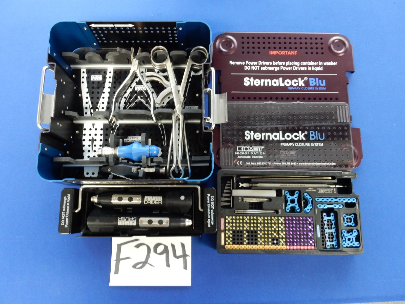 Biomet Microfixation SternaLock Blu Primary Closure System
