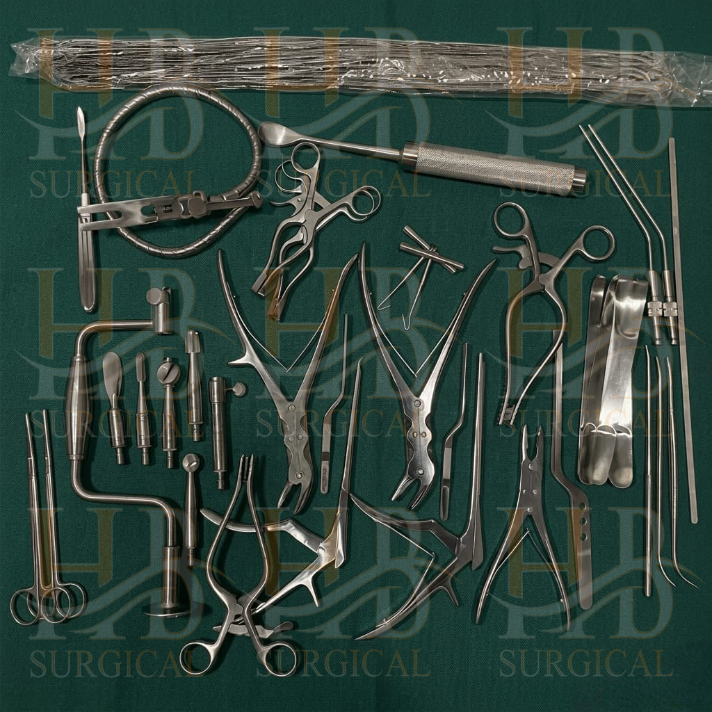 Basic craniotomy instruments set of premium quality