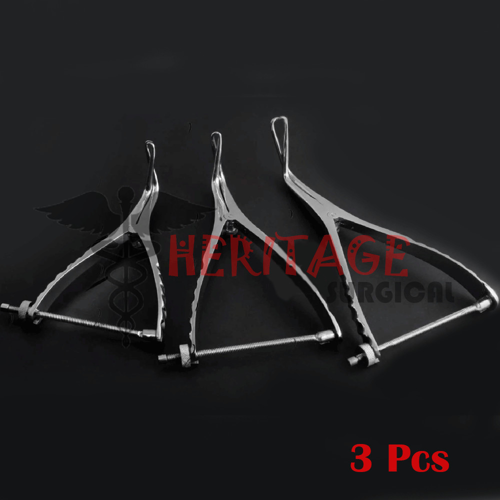 3Pcs Set of Stifle Distractor with Spinlock 15cm,19cm,21cm orthopedic Instrument