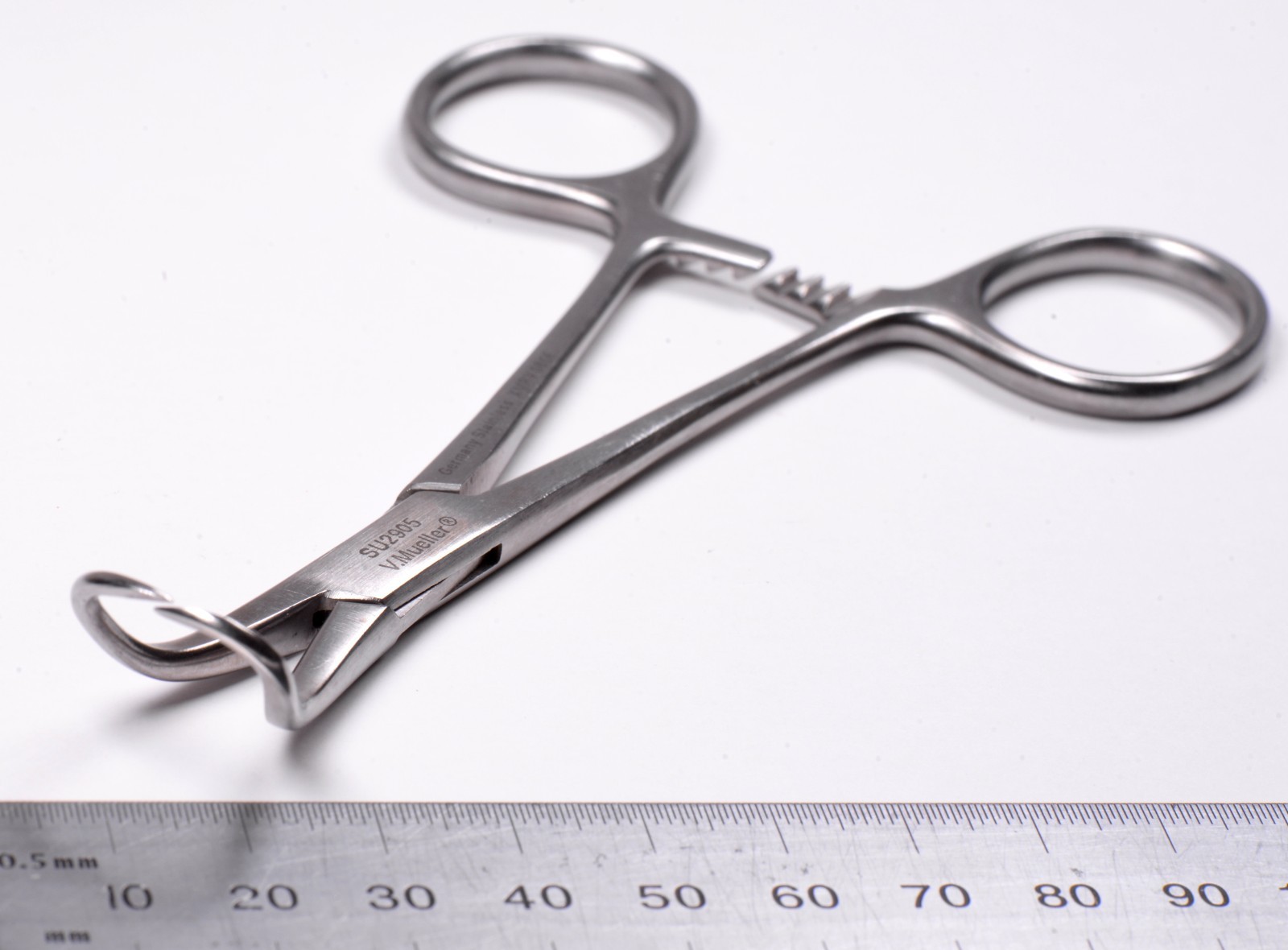 V. Mueller #SU2905 Backhaus Towel Forceps 5¼” Surgical Stainless