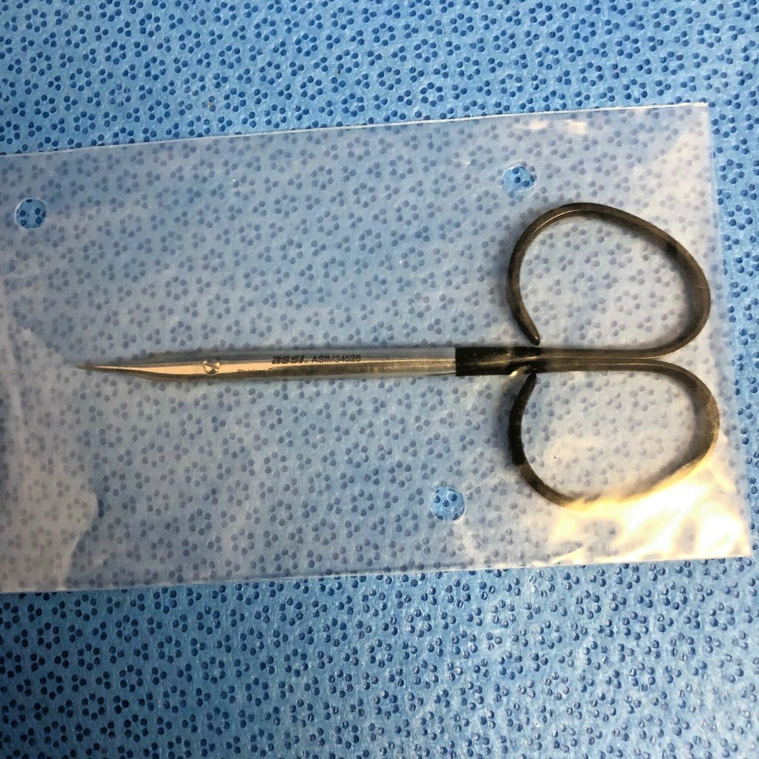 ASSI ASIM34526 Slightly Curved Gradle SuperCut Scissors w/ Sharp Points
