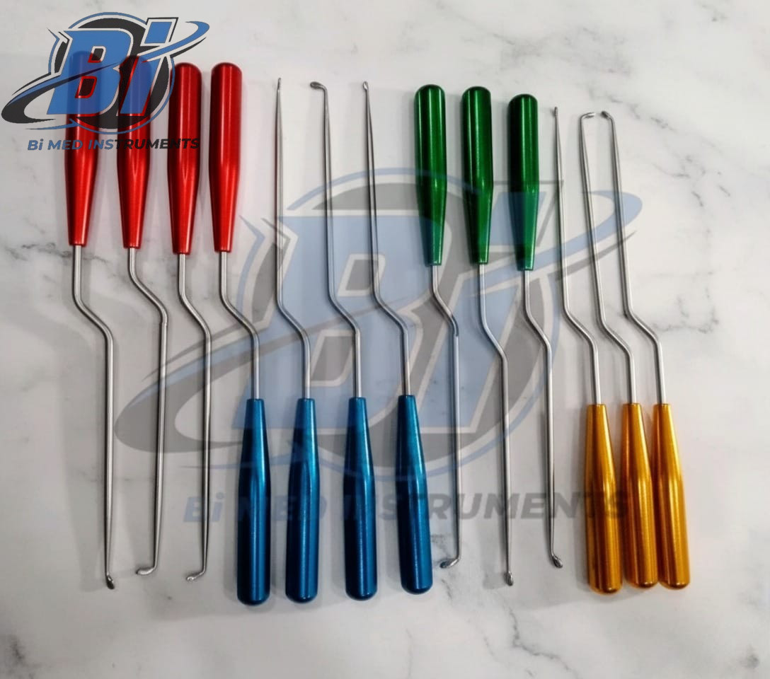 Basic MIS Lumbar Spine Surgery Curettes Set of 12Pcs Instruments Premium Quality