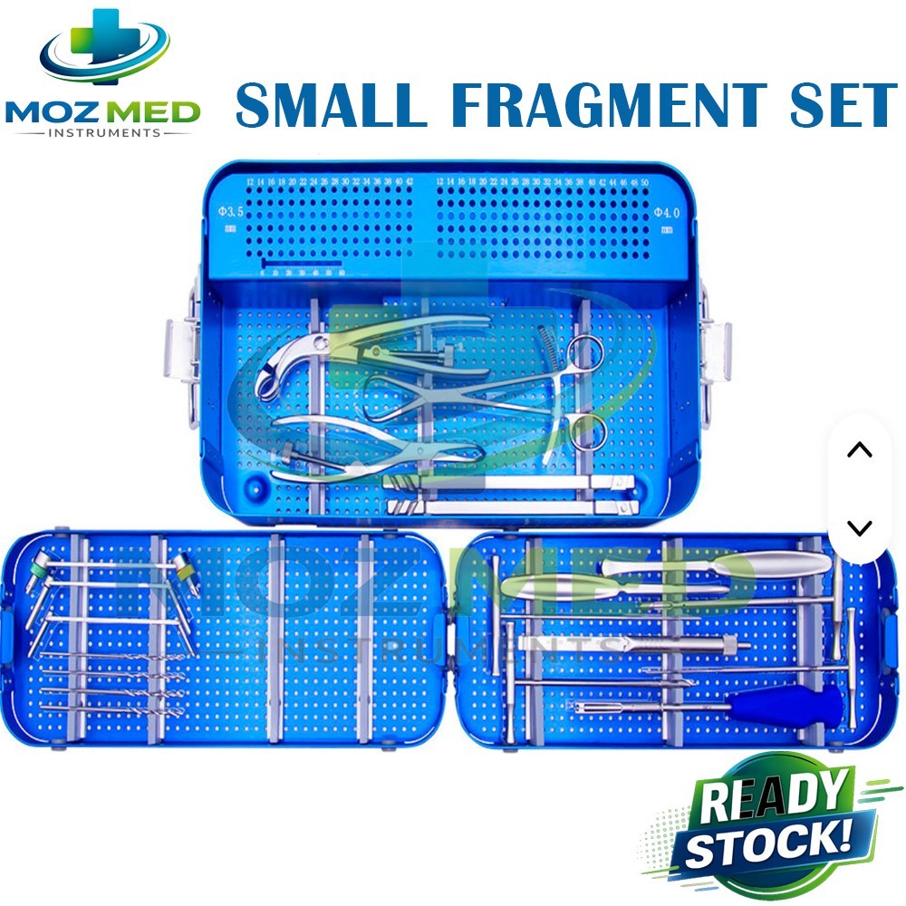 Small Fragment Set Locking And Non locking Instruments Orthopedic Set