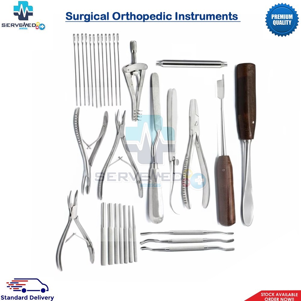 Set Of 32 Pieces Surgical Orthopedic Instruments (13 Items)