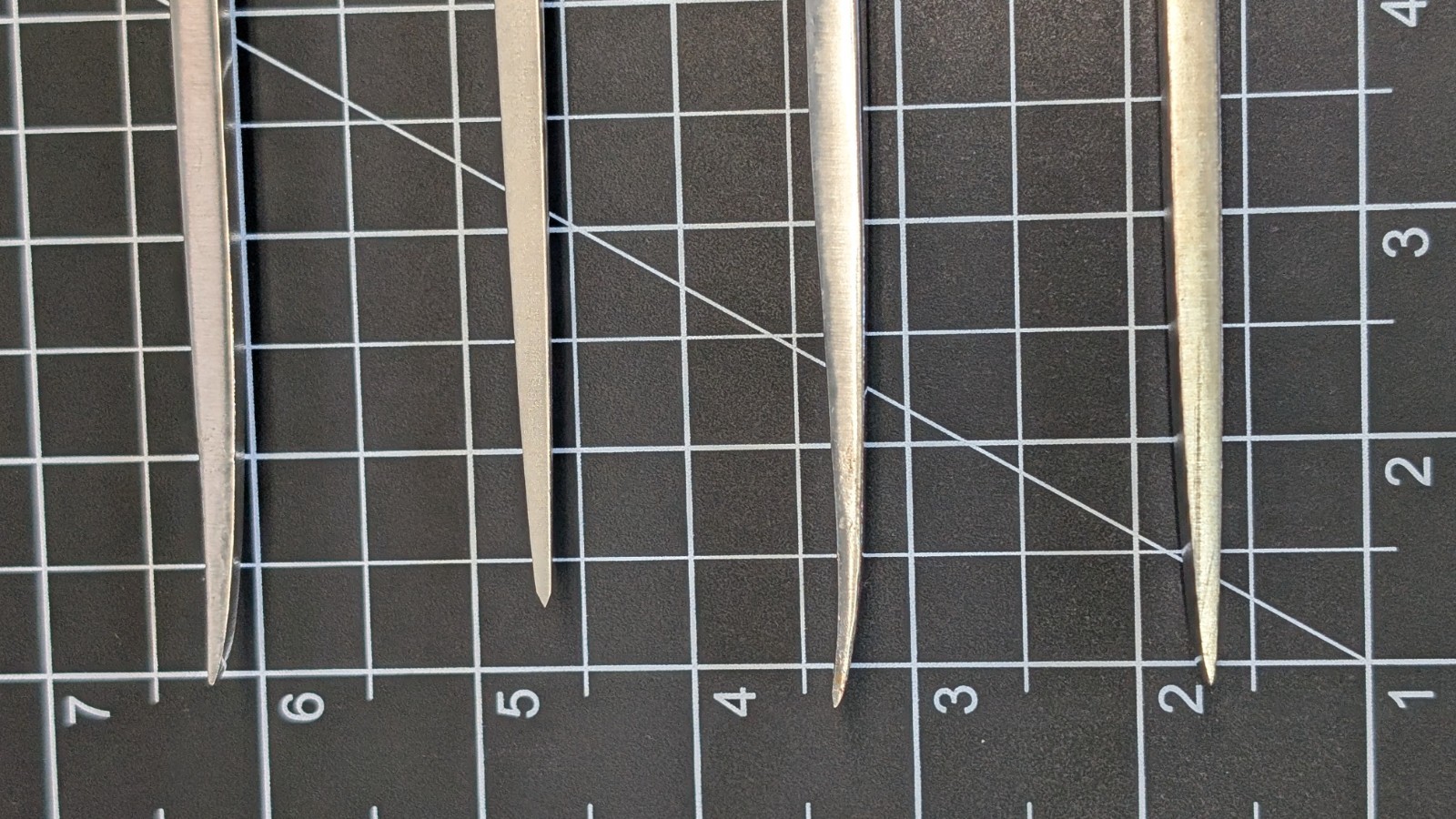 4x LOT Innomed Lambotte Osteotome Mallet Bone Chisel 1/2″ 1/4″ Straight Curved