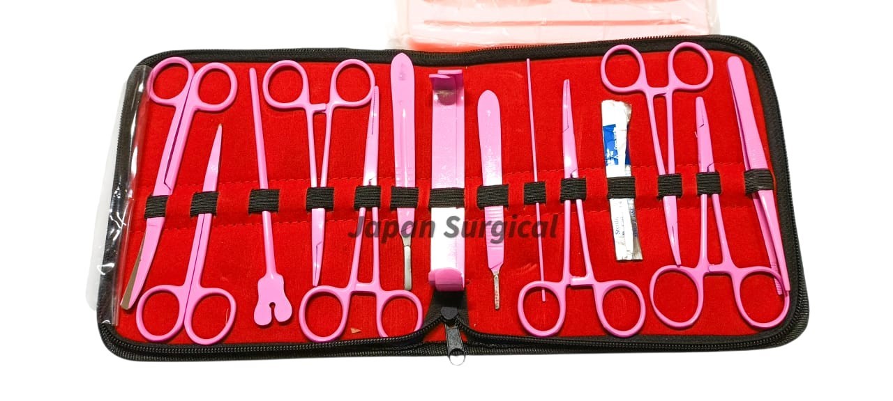 13 Pcs Minor Surgery Instrument Kit + Suture Practice Pad | Medical Training Set