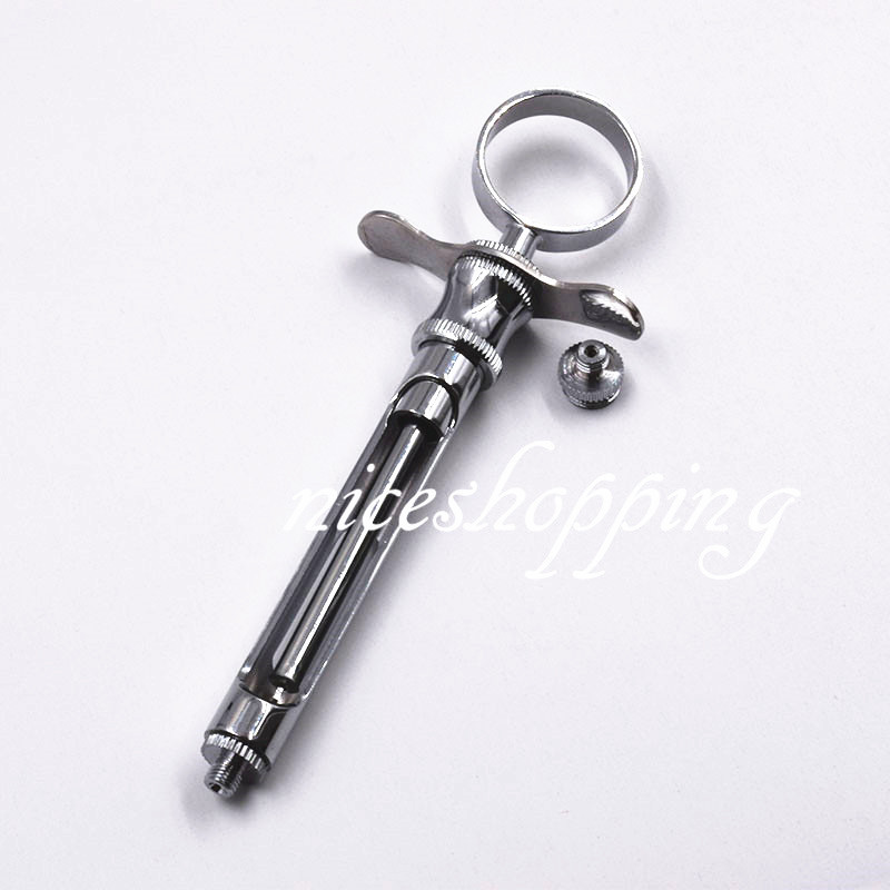 Dental Aspirating Syringe Dentistry Surgical Instruments Stainless Steel 1.8 ml