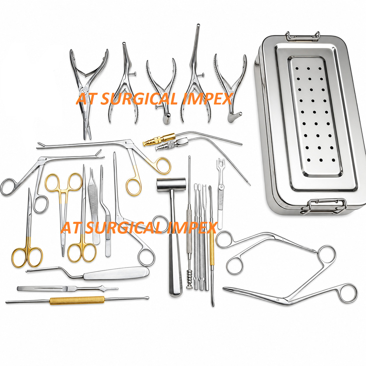 Septoplasty Instruments Set 28 Pcs Nasal Surgery German Steel Tool Kit