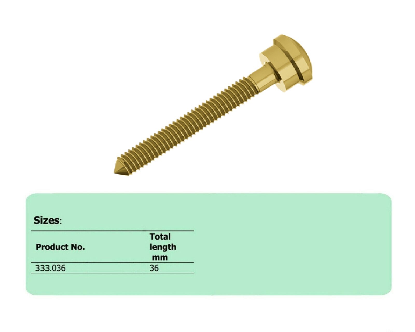 DHS / DCS COMPRESSION SCREW TITANIUM (100 ITEMS PER LOT)