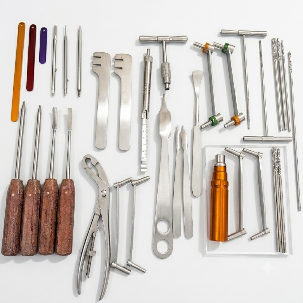 Small Fragment Instruments Set Orthopedic Surgical Instruments 30 Pieces Set A+