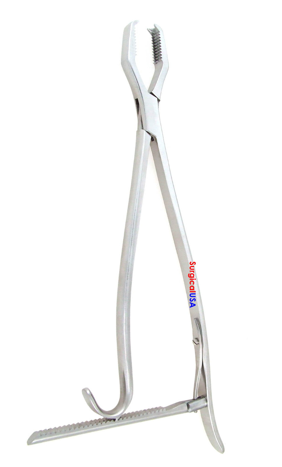 Lane Bone Holding Forceps 13inch with Ratchet Orthopedic Surgical Instruments