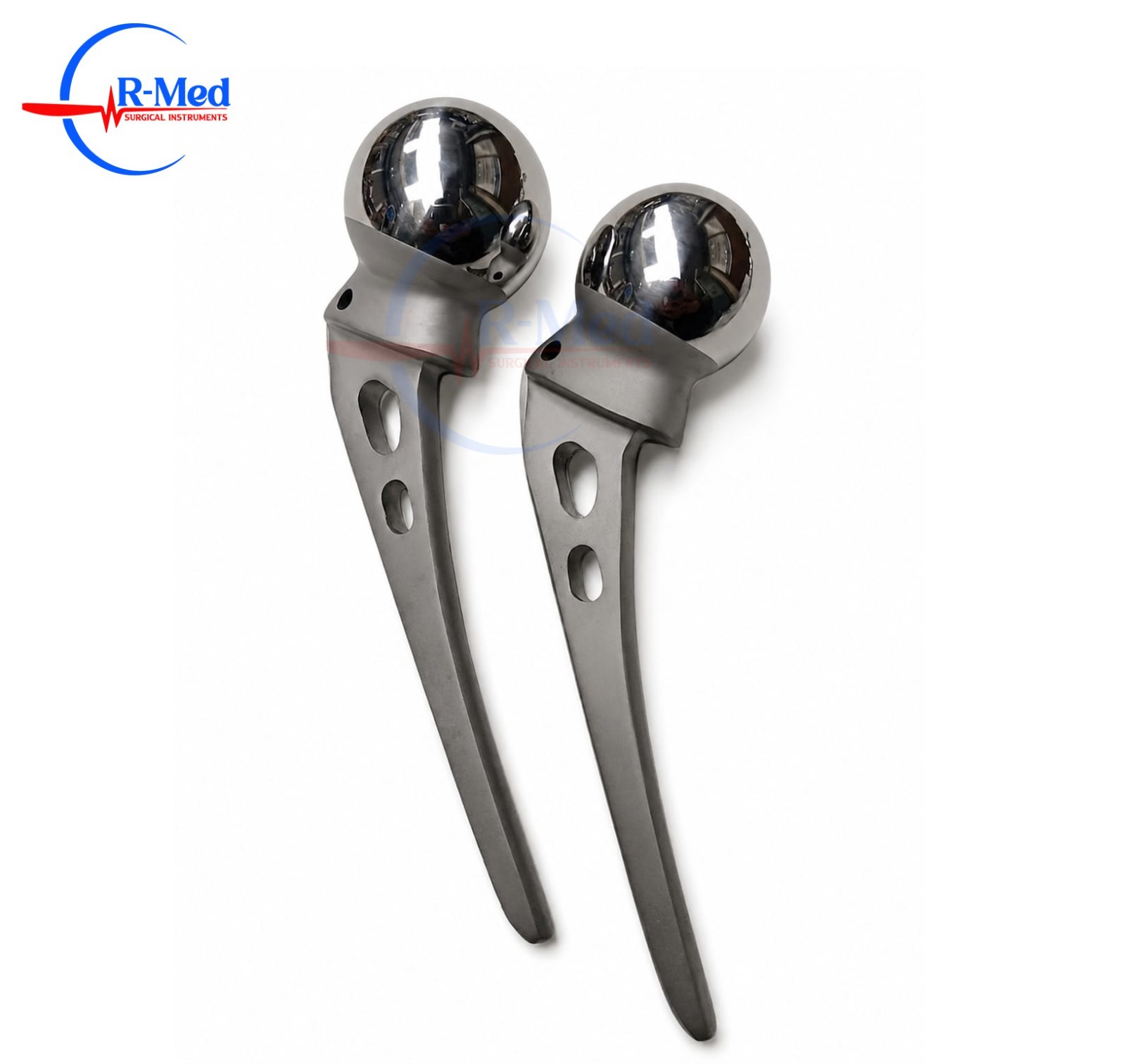AMP Hip Prosthesis Orthopedic Instruments 44mm & 45mm 2 Pcs Lot
