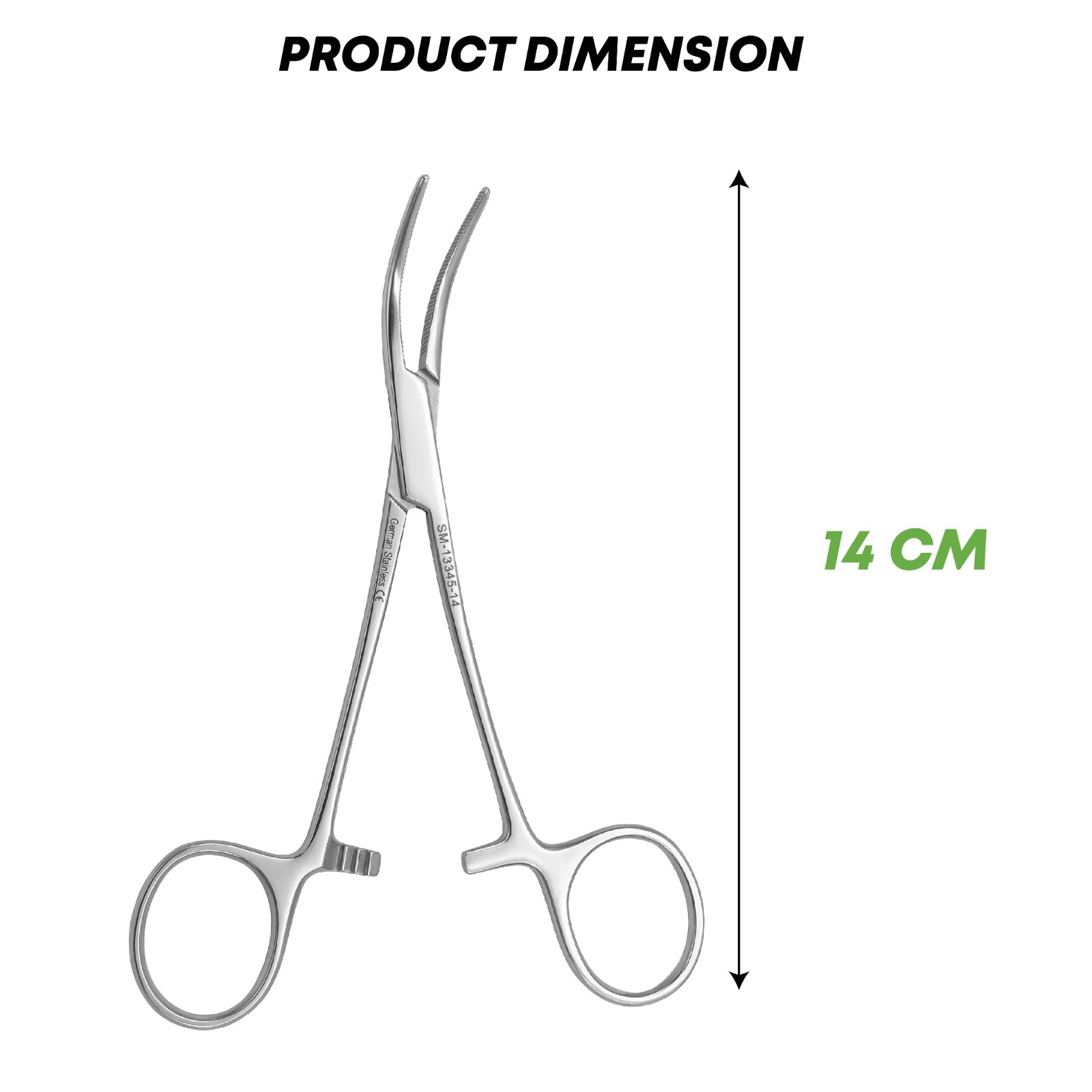 Reusable Dandy Forceps 14 cm Stainless Steel Surgical Instruments German Grade