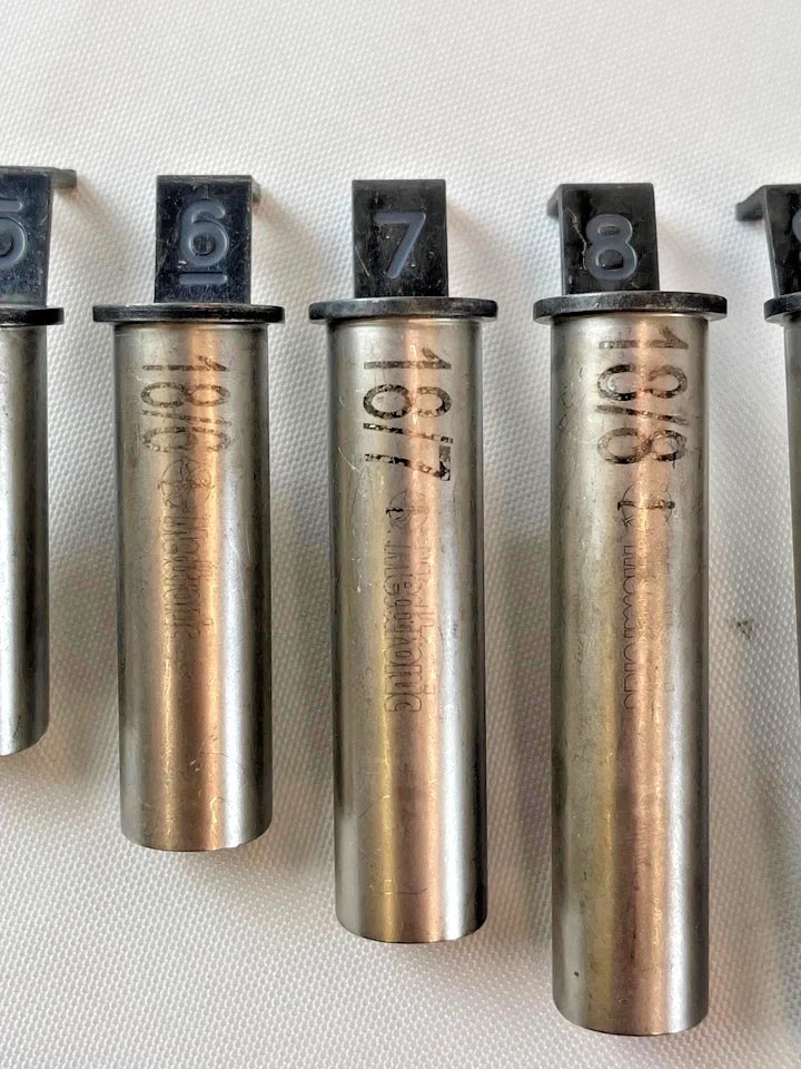 Set of 6 Medtronic 18mm MetrX 2 Beveled Microdiscectomy Retractor Tubes Neuro