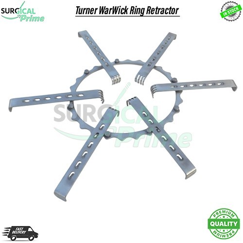Turner WarWick Ring Retractor With Blades Set of 7 Urethroplasty