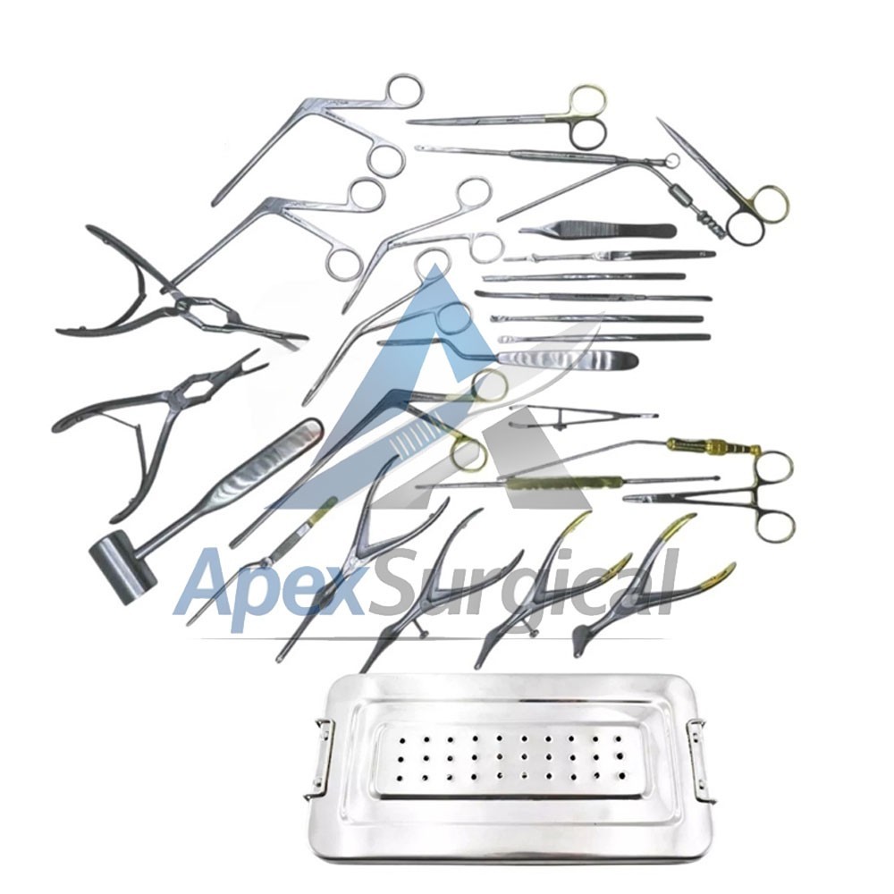 ENT Septoplasty Instrument Set 28 Pcs Nasal Surgery Instruments
