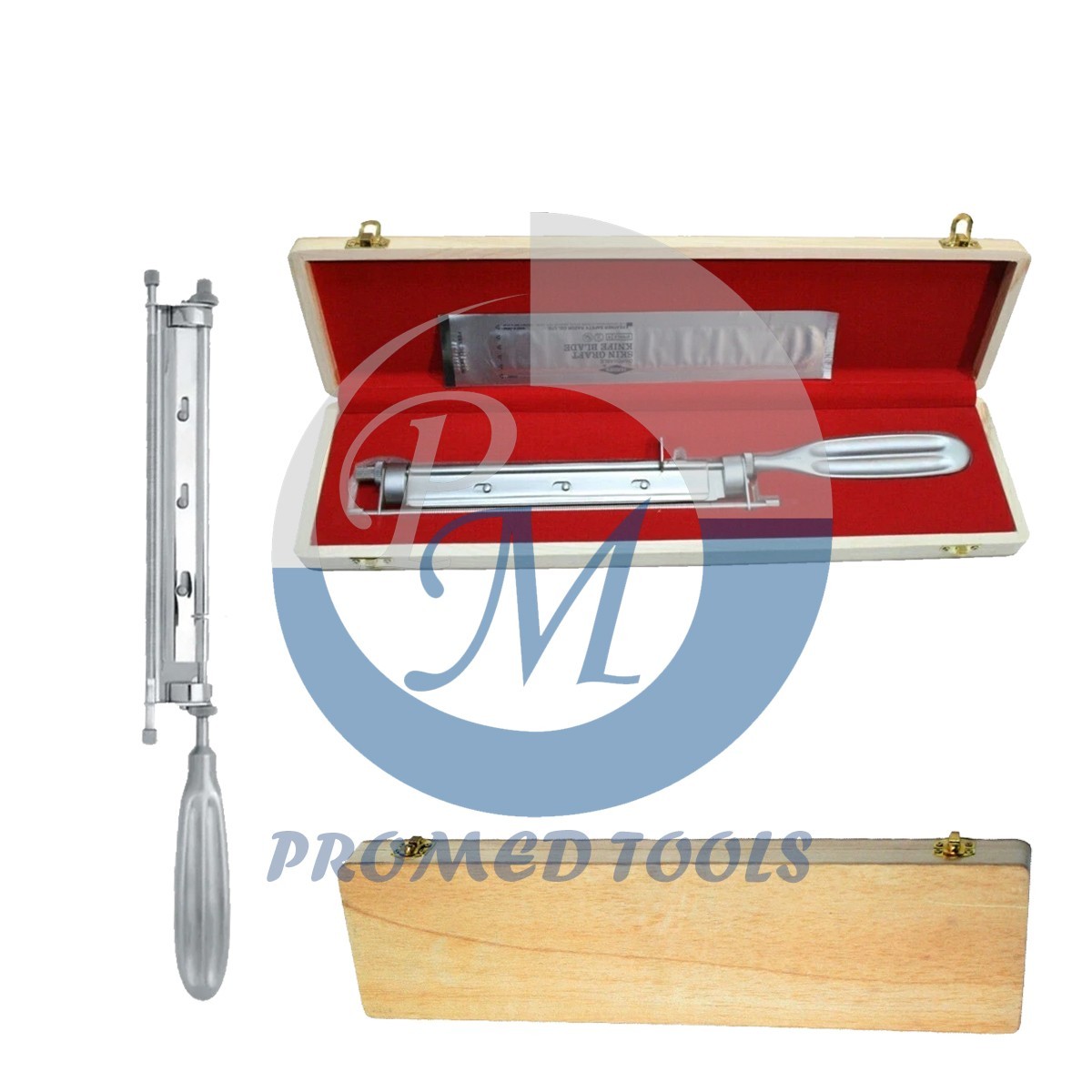 Big Blade Skin Graft Knife Surgical Dermatome Tool Stainless Steel
