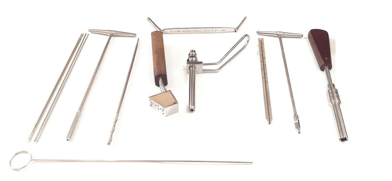 Orthopedic 6.5mm Cannulated Screw Instrument Set Of 10