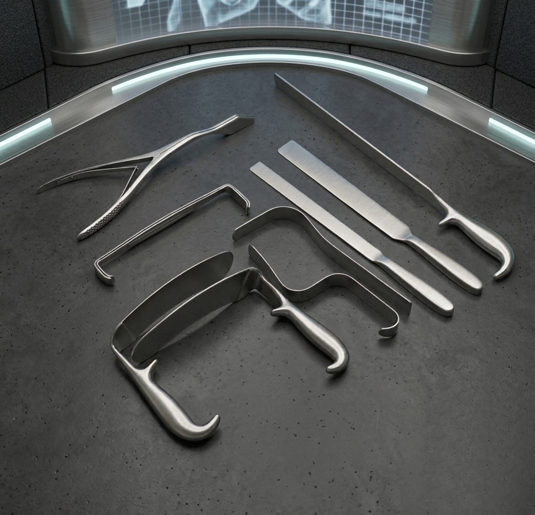Gluteos instruments Set of 9 Pcs Plastic Surgery Surgical instruments A+ Quality