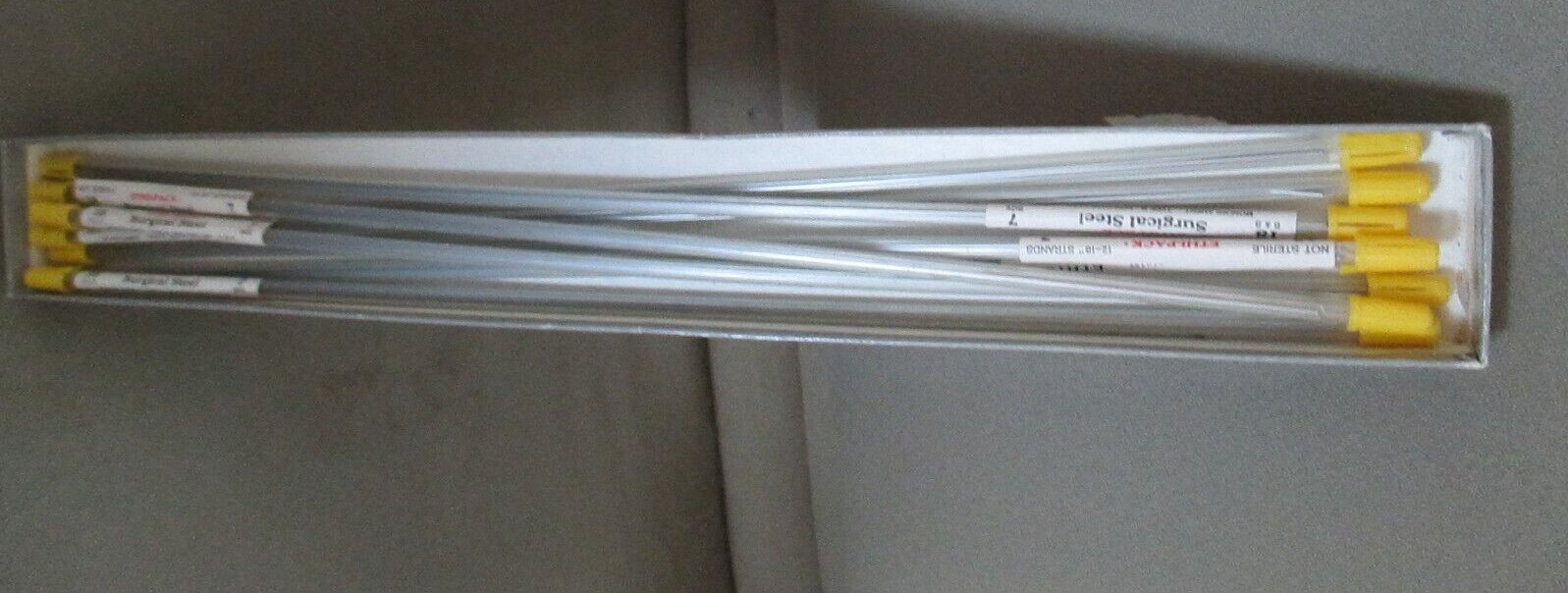 ETHI-PACK 12X Surgical Steel Monofilament Strands Size 7 (9.0) B&S 18 DS-18